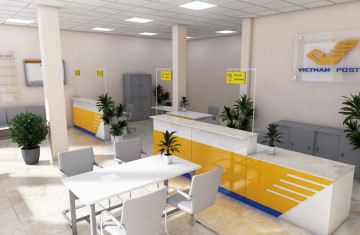 LUFA CUNG CẤP NỘI THẤT CHO HỆ THỐNG VIETNAM POST - LUFA - Nội thất cao cấp (Website chính thức của Công ty cổ phần Nội thất FAMI)