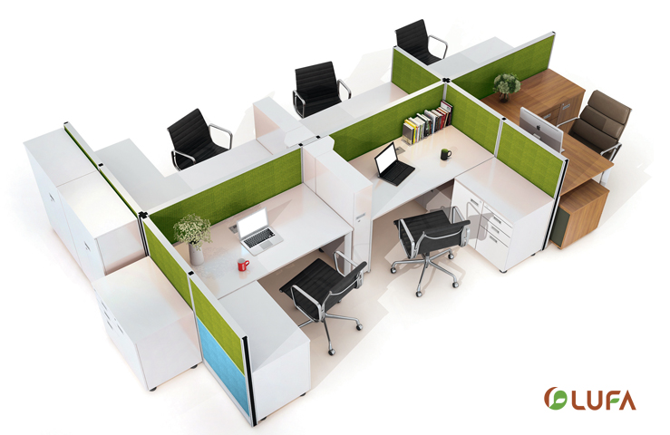 Bàn nhân viên OV 1414 SL1-R - LUFA - Nội thất cao cấp (Website chính thức của Công ty cổ phần Nội thất FAMI)