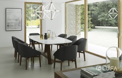 Bộ bàn ăn cao cấp LUFA Dn 01 - LUFA - Nội thất cao cấp (Website chính thức của Công ty cổ phần Nội thất FAMI)