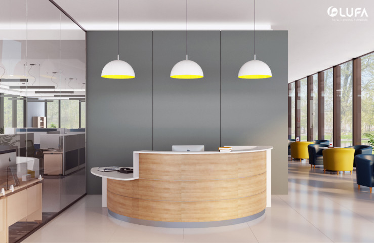 Quầy lễ tân RC04-D3330L - LUFA - Nội thất cao cấp (Website chính thức của Công ty cổ phần Nội thất FAMI)