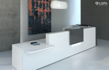 Quầy lễ tân RC06-D4070L - LUFA - Nội thất cao cấp (Website chính thức của Công ty cổ phần Nội thất FAMI)