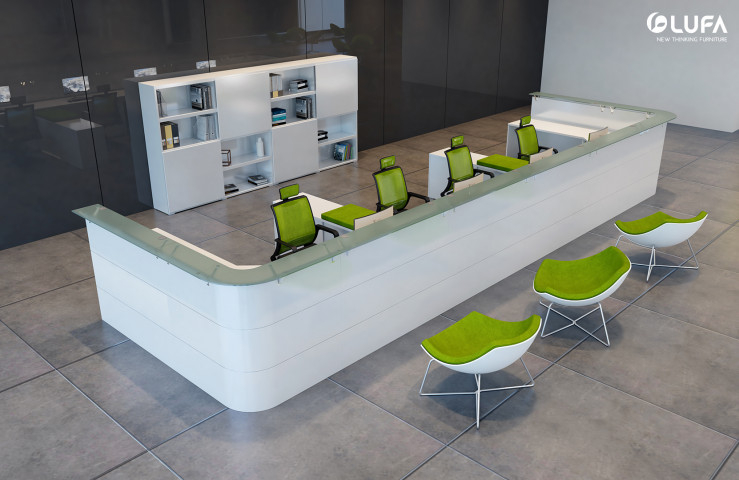 Quầy lễ tân RC08-D7200L - LUFA - Nội thất cao cấp (Website chính thức của Công ty cổ phần Nội thất FAMI)