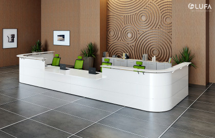 Quầy lễ tân RC09-D7800L - LUFA - Nội thất cao cấp (Website chính thức của Công ty cổ phần Nội thất FAMI)