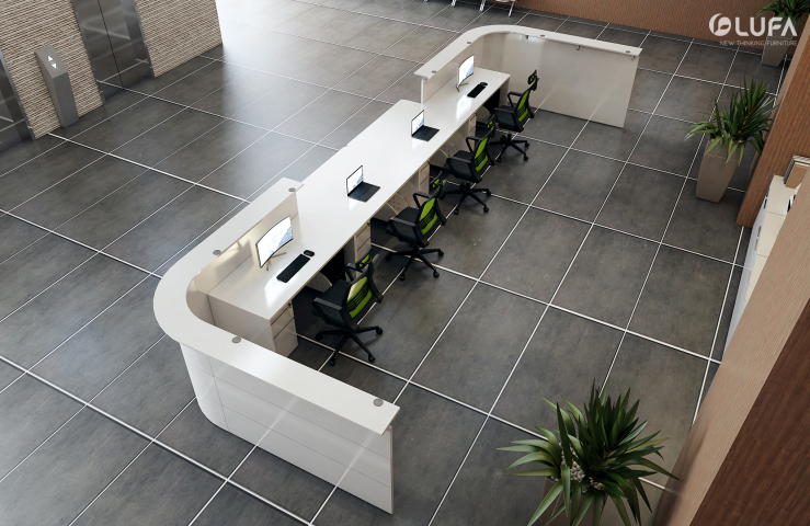 Quầy lễ tân RC09-D7800L - LUFA - Nội thất cao cấp (Website chính thức của Công ty cổ phần Nội thất FAMI)